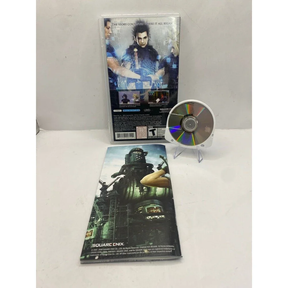 Crisis Core Final Fantasy VII PSP Square Enix Action RPG Video Game CIB Reg Card